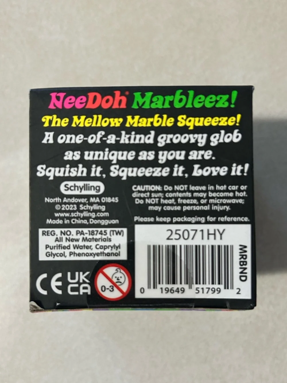 Trendy Brand New NeeDoh Marbleez Mellow Marble Squeeze - Green & Blue🔥 - Picture 5 of 5